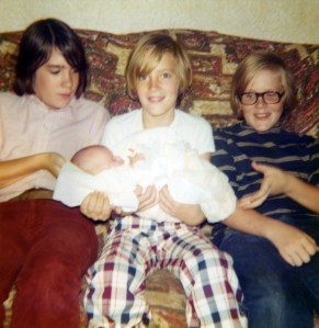 The Little Kids: Tom, John, Rick - and our latecomer, Craig